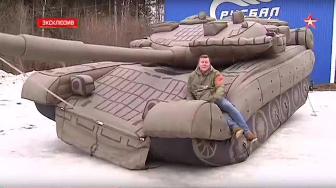灵山充气军事坦克